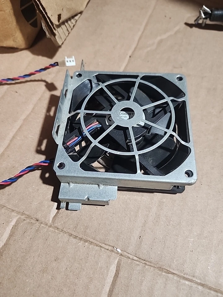 HP / DELL Desktop Computer REAR Fan DSB0912M 3-PIN Connector  (NEW) - Image 3 of 3