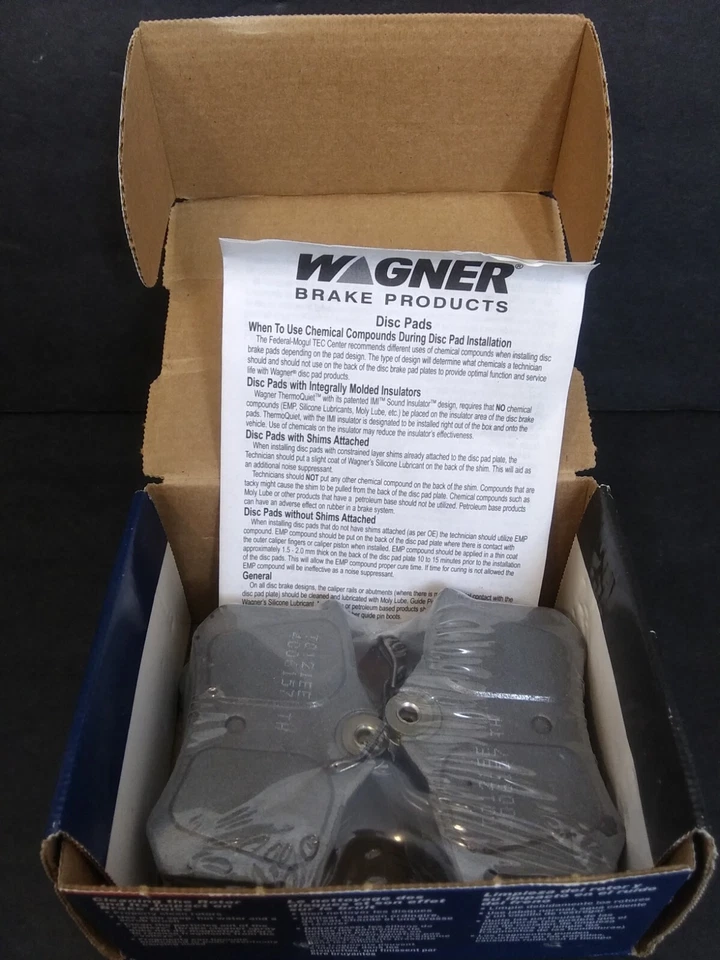 Pastillas de freno traseras Wagner TQ MX340A para Audi A4 98 04 VW Golf 99 06 y más NUEVAS Foto 4 de 4