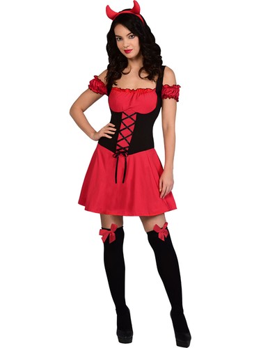 Adult Wicked Red Devil Fancy Dress 