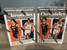 (2) 2021 PANINI CHRONICLES DRAFT PICKS BASKETBALL SEALED BLASTER BOX LOT OF 2