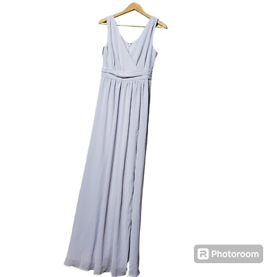 lulus grey bridesmaid dress Mermaid Light Grey One Shoulder Long Bridesmaid Dress – FancyVestido main image 0