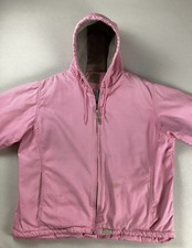 Berne Duck Canvas Chore Coat Hooded Workwear Ladies’ Size Xl