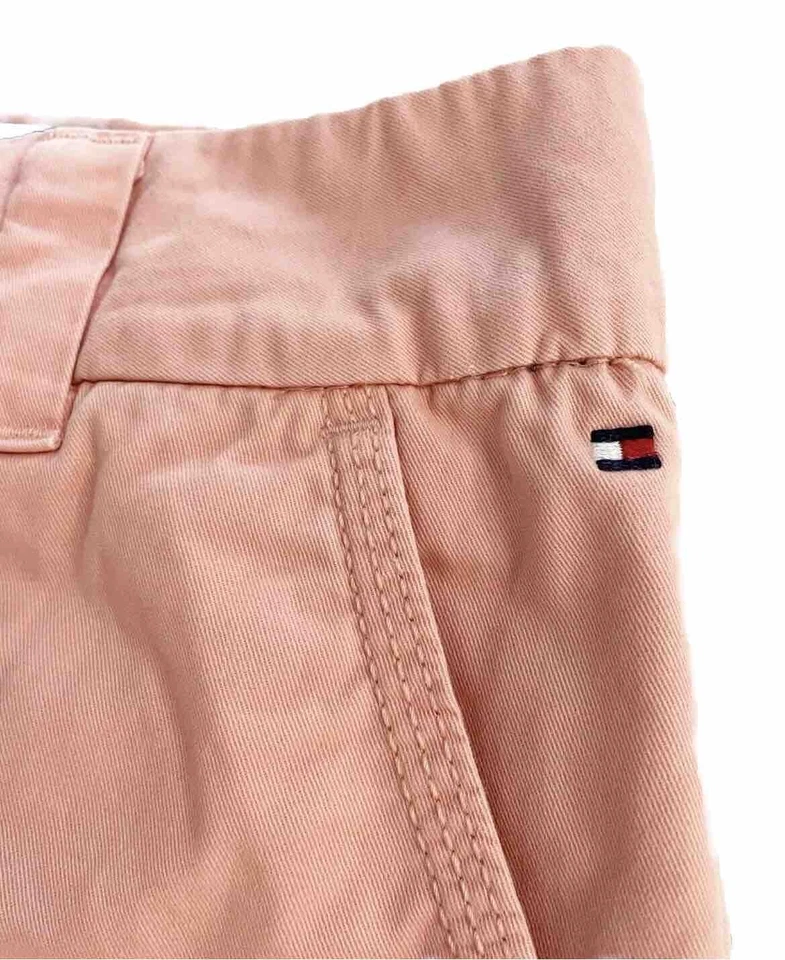 Шорты-чино Tommy Hilfiger женские 8 розовые 100% хлопок - Изображение 2 из 4