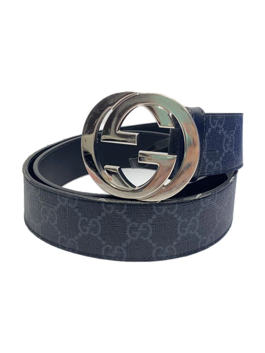 Ceinture GUCCI cuir noir homme 411924 KGDHX occasion