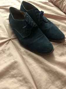 aldo blue suede shoes