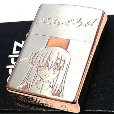 Bocchi The Rock Hitori Goto Pink Silver Zippo Oil Lighter MIB