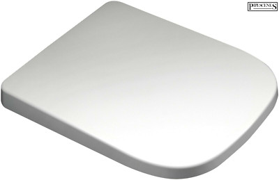 Quadratischer WC-Sitz Top Fix Soft Close passend für Vitra S20 RAK Serie 600 Pura Urban