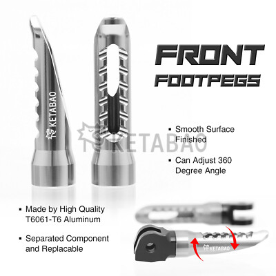 Titanium BOB Front Pedal Foot Pegs For Buell XB9S Lightning 03+