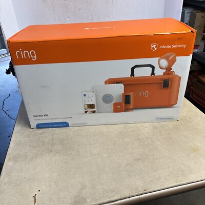 Ring Jobsite Security Starter Kit 5-Piece System LTE Enabled Base Station New