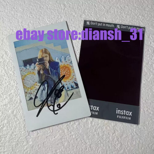 Foto autografiada firmada a mano Blackpink Rose fotografía Polaroid de 3"" #limitada - Imagen 4 de 5