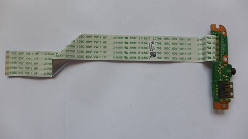 ✅ HP PAVILION 15-N 15N USB AUDIO BOARD WITH CABLE DA0U83TB6E0 34U83UB0010 - Zdjęcie 2 z 4