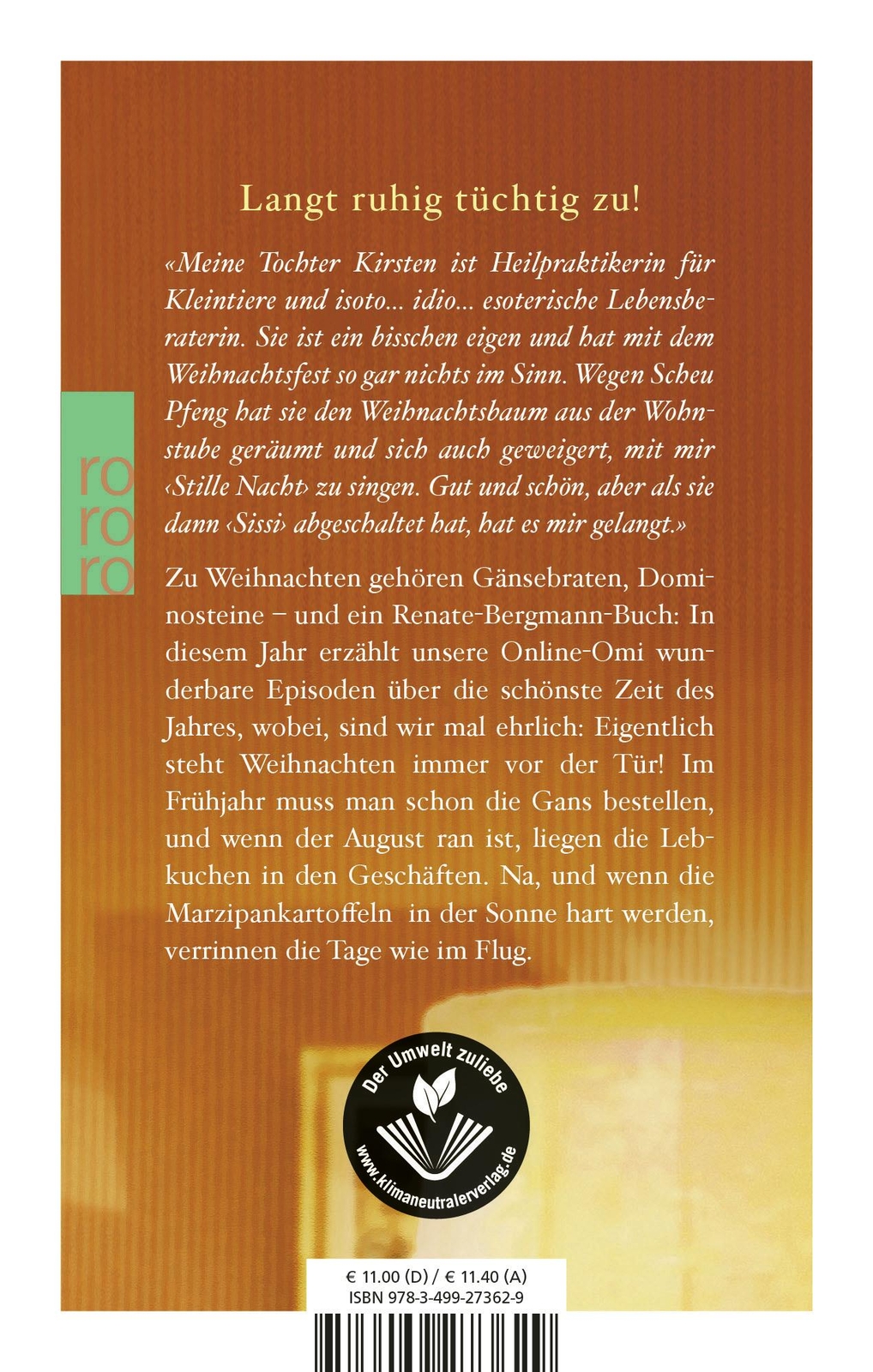 Thumbnail - Renate Bergmann / Ich Seh Den Baum Noch Fallen9783499273629