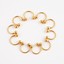 thumbnail 11 - 10Pcs Stainless Steel Horseshoe Bar Lip Nose Septum Ear Ring Stud Piercing Set