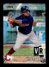 2021 Stadium Club Chrome Virtual Reality Wave Refractor #VR-2 Jose Ramirez SP