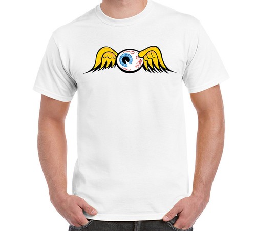 Flying Eyeball Men's T SHIRT White | eBay