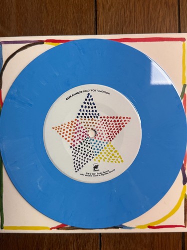 The Babe Rainbow - Feat Jaden Smith - Your Imagination - 7" Blue Vinyl - Picture 6 of 6
