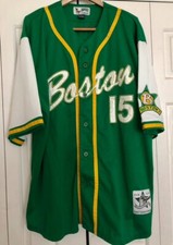 Raw Blue Classics Boston player 15 green white yellow 2xl polyester