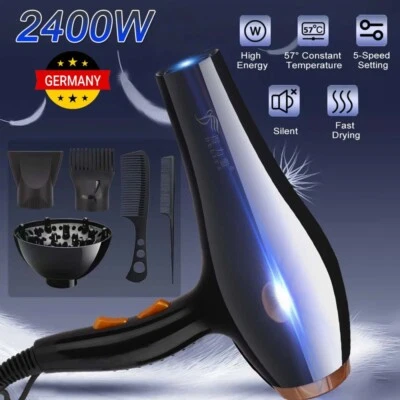 MARKENLOS 2400W Haartrockner Haarföhn Föhn Fön Trockner Haare Dryer Haarfön Diffusor Profi