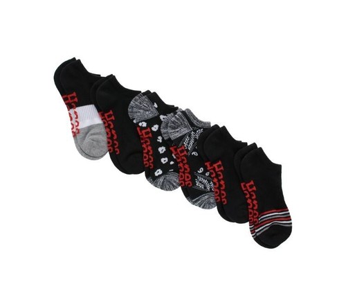 Hanes Originals Women's No Show Socks, Moisture Wicking, 6-Pair Pack Size 8-12 - Picture 2 of 4