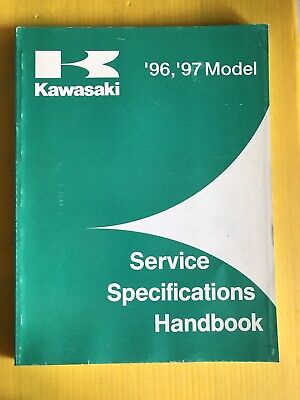 1996-1997 Kawasaki Service Specifications Handbook For All Models | eBay