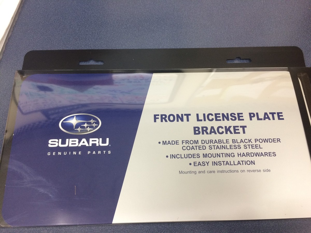 GENUINE OEM Subaru Front License Plate Bracket 2008-2025 Outback