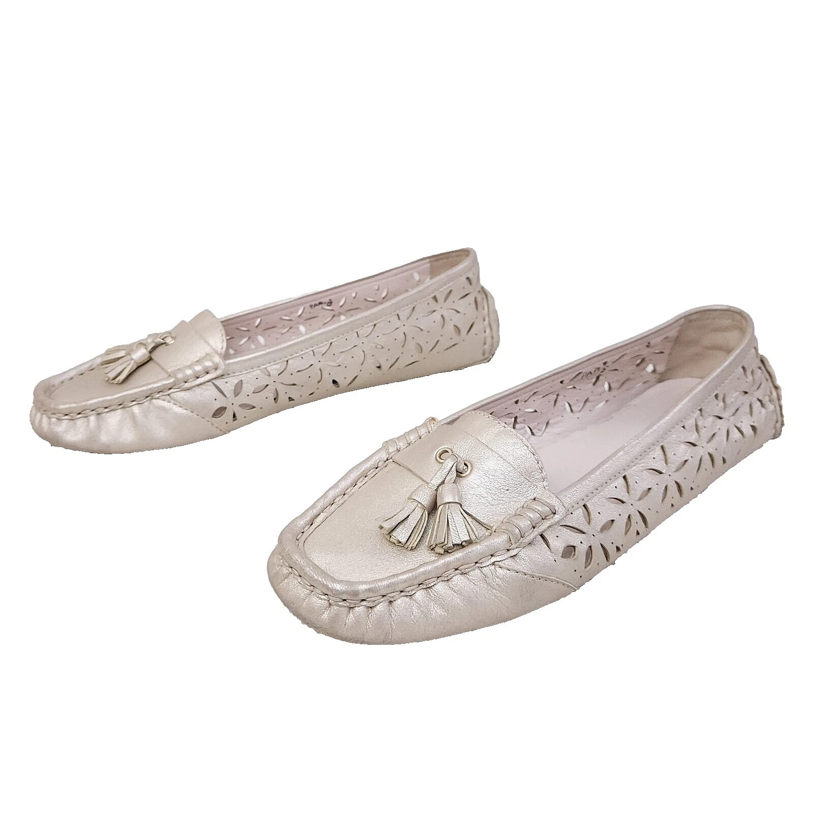 Tacón bajo de charol Taryn Rose para Mujeres