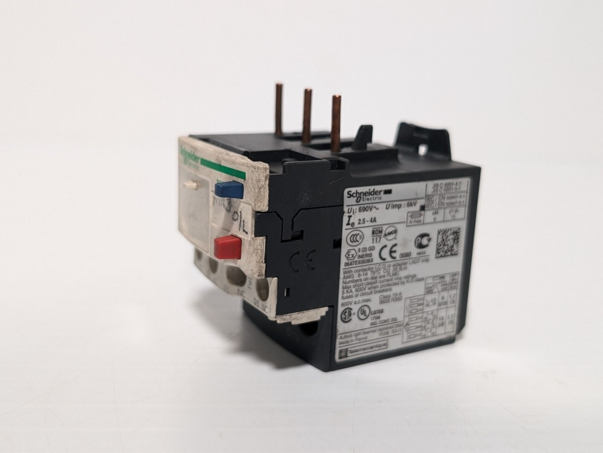 Schneider Electric 06ATEX0036X Bimetallic Overload Relay | eBay