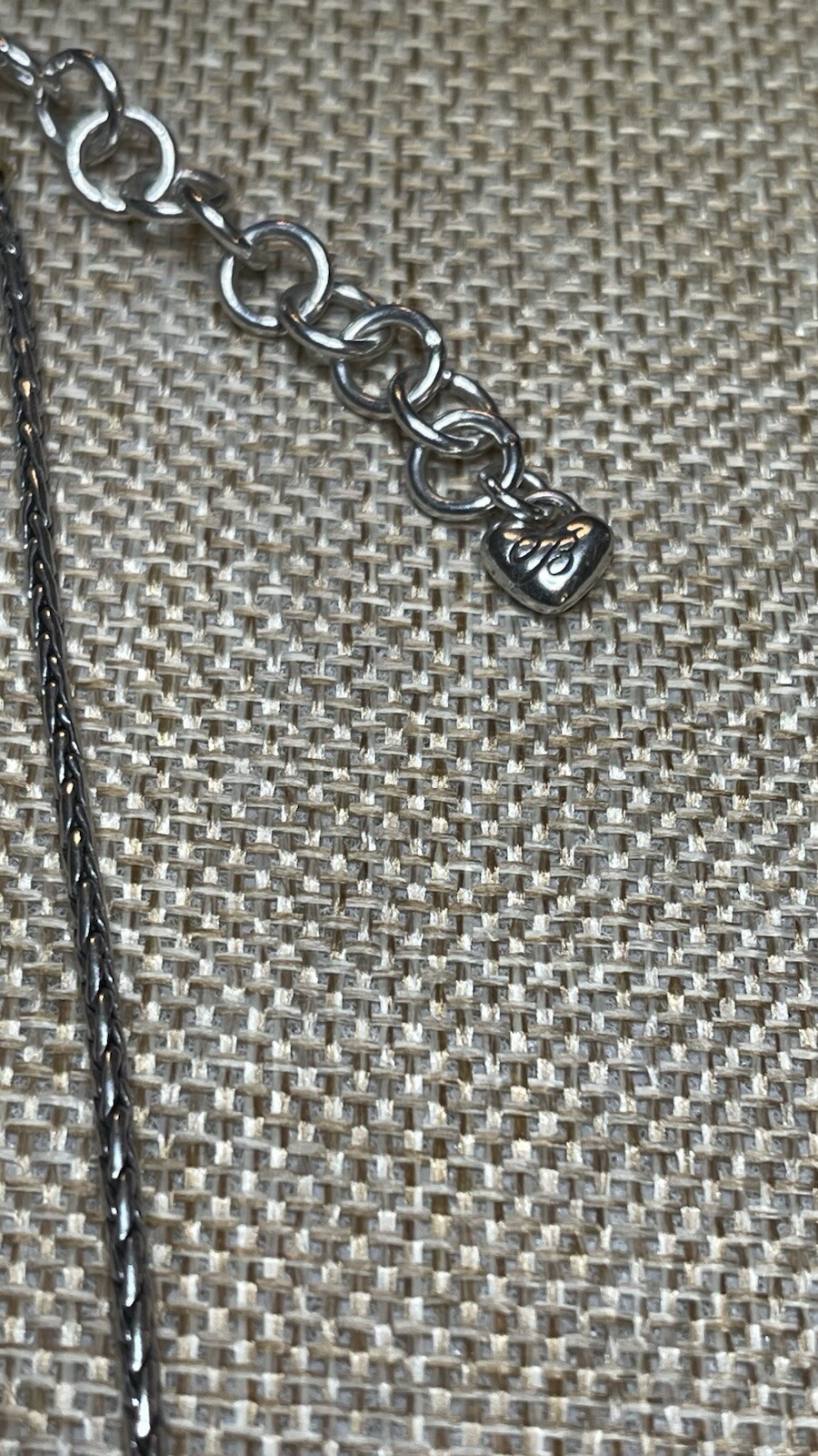 Brighton Crescent Moon Reversible Rhinestone Silv… - image 2