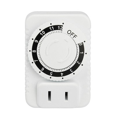 Countdown-Timer-Outlet 12-Stunden-Plug-in-Mechanik-Timer-Outlet Auto
