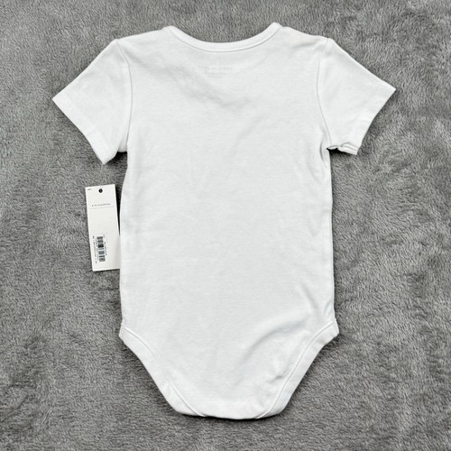 Janie And Jack White One Piece Baby Boy Size 6-12 Mo Nautical Whales Snaps NWT - Picture 2 of 6