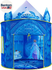 Princess Play Tent for Girls, Frozen Toy, Ice Castle Kids Playhouse for Indoor 