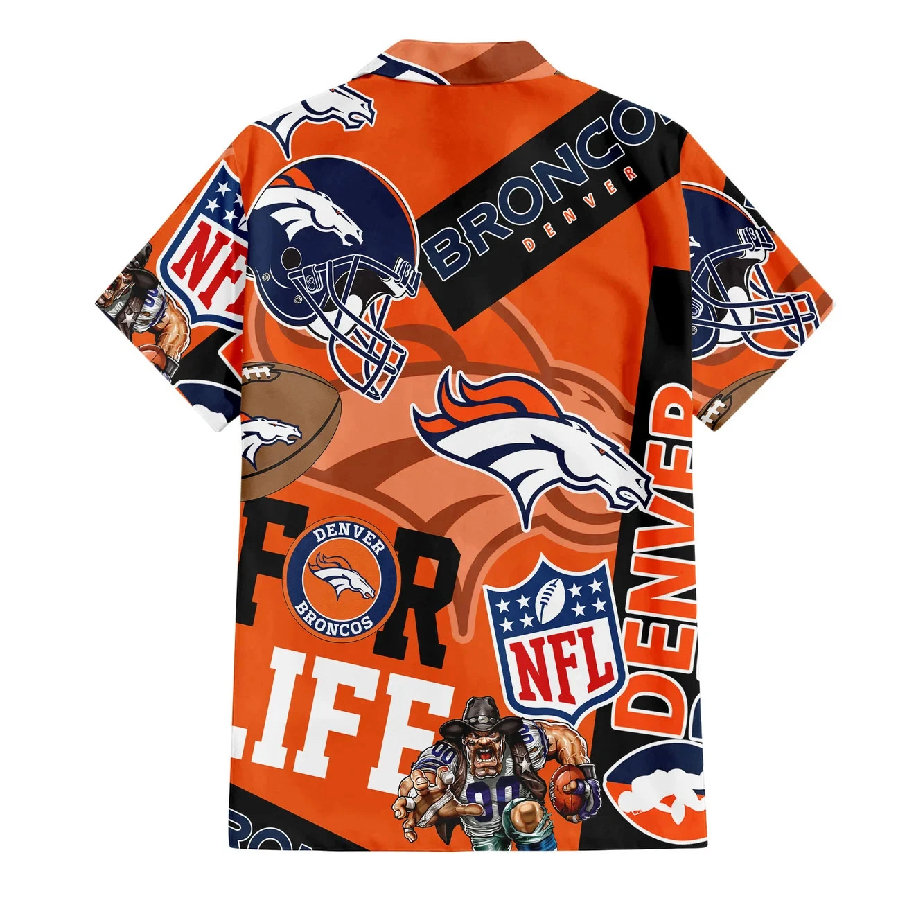 football Denver For Life Hawaiian Shirt