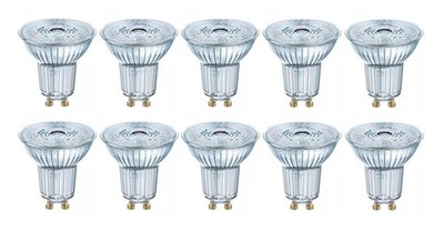 10er Osram LED GU10 PAR16 2,6W = 35W Reflektor 36° 230lm 230V Warmweiß 827 2700K