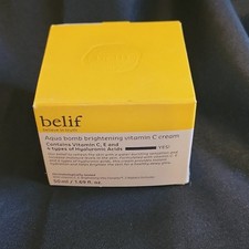 Belif Aqua Bomb Brightening Vitamin C Cream 1.69 oz NIB  45 MSRP