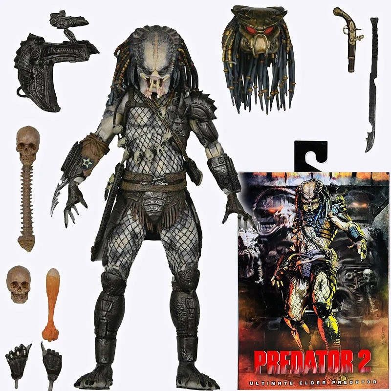 NECA Predator 2 Ultimate Elder Action Figure 1:12 Scale 7" New In Stock