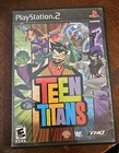 Teen Titans Sony PlayStation 2 Video Game 2006 IOB W/O Manual Scratched
