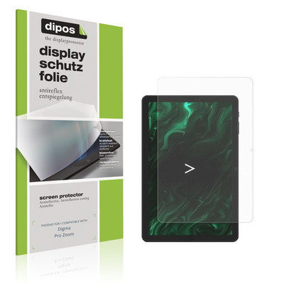 2x Schutzfolie matt für Digma Pro Zoom Displayschutzfolie Folie Display Schutz