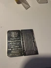 1 .705479 Troy oz  .999 Fine Silver Bars