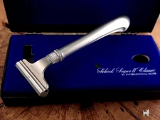 Vintage Schick Super II Classic by International Silver VTG Cartridge Razor