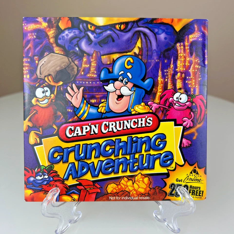 Vintage 1999 CAP'N CRUNCH CRUNCHLING ADVENTURE CD ROM PC Game Windows 95 98 AOL - Image 2 of 3