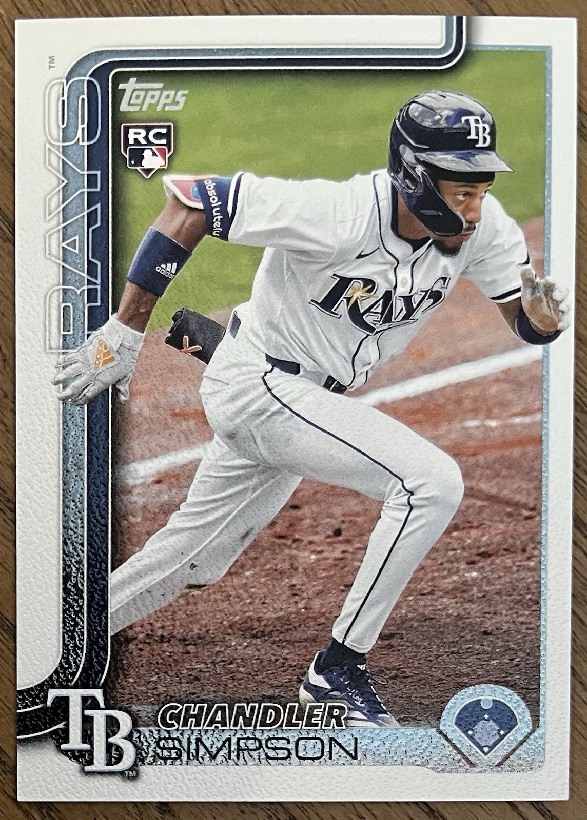 2025 Topps Update ~ Chandler Simpson ~ Canvas SP RC ~ /50 ~ Rays ~ #US277