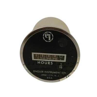 Engler 419AV7 468 Industrial Hour Meter Totalizing Counter Panel Mount New