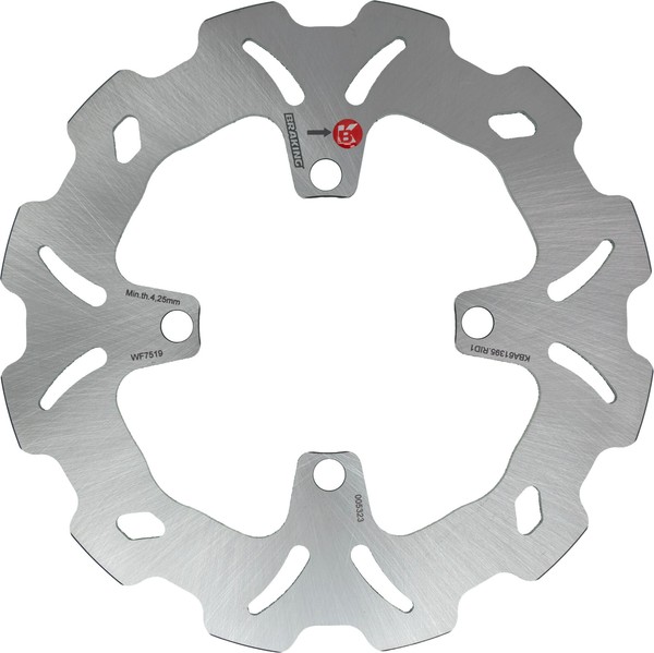 Bremsscheibe Braking Wave WF7519, Hinten FüR Triumph Street Triple 675 R, 2013-image