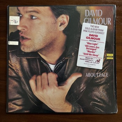 David Gilmour ''About Face''   1984 Vinyl LP Columbia Records Shrink Hype Sticker