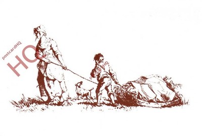 Picture Postcard:-Agriculture In Early Nineteenth-Century Britain, Gleaners