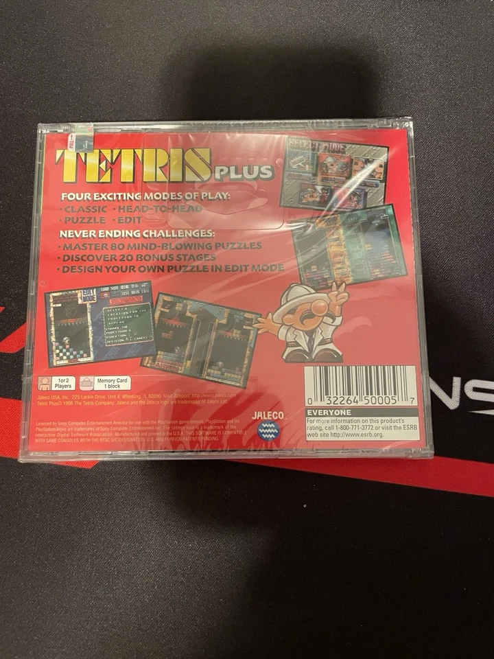 Tetris Plus - Greatest Hits PlayStation 1 PS1 SEALED  - Image 2 of 3