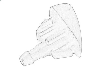 Windscreen Cleaning - Washer Fluid Nozzle OE MAZDA BBM4-67-510 for 3 (BL) 2 2008-