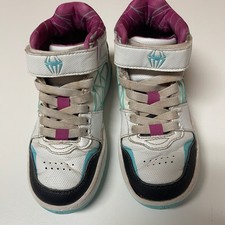 Kids Spiderman High Top Sneakers Light Up Shoes Size Unknown