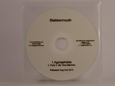 BLABBERMOUTH AGORAPHOBIA (E80) 3 Track Promo CD Single including Plastic Sleeve