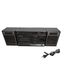 Magnavox D8270/97 Boombox 2-Way Speaker AM/FM Cassette Recorder 90  s See Video